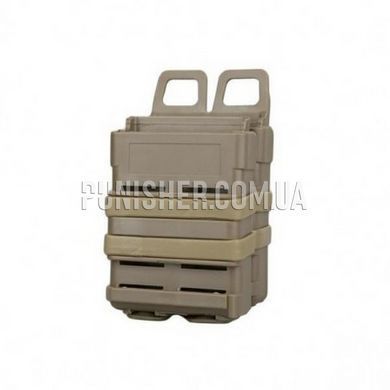 Element Fast Mag Friction Holder for М4/М16, DE, 2, Molle, AR15/М4, M16, HK416, For belt, .223, 5.56, Plastic