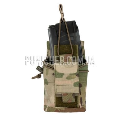 Punisher Magazine Pouch, Universal, Multicam, 2, 4, Molle, AK-47, AK-74, AR15, M4, M16, For plate carrier, 7.62mm, .223, 5.45, 5.56, Cordura