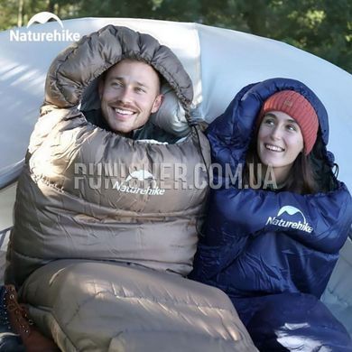 Naturehike MJ 600 CNK2300SD014 Sleeping Bag with hood, Brown, Sleeping bag