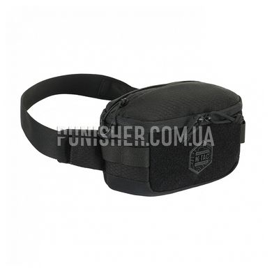 M-Tac Tactical Waist Bag GEN.II Elite Hex Velcro, Black, 2 l