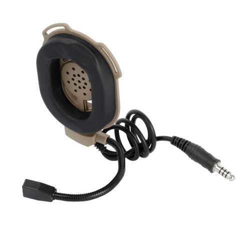 KENWOOD - WOUXUN radio cord with microphone for PELTOR earphones