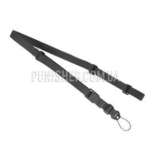 Збройовий ремінь Blue Force Gear Standard AK Sling, Чорний, Збройовий ремінь, Двоточковий