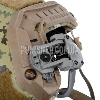 FMA ARC Helmet Rail Adapter for Ops-Core AMP, Foliage Grey, Headset, Ops-core, Helmet adapters