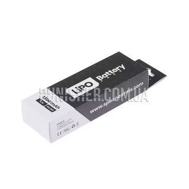 Аккумулятор Specna Arms LiPo 11.1V 1300 mAh 15/30C 3 модульный для страйкбола, Черный, Аккумулятор