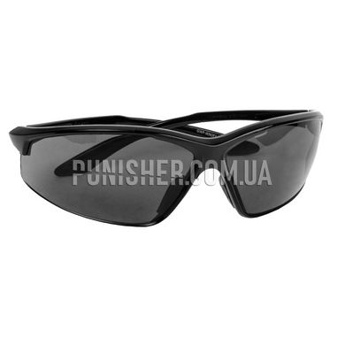 Балістичні окуляри Walker’s IKON Tanker Glasses з димчастими лінзами, Чорний, Димчастий, Окуляри