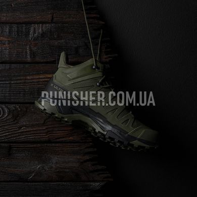 Черевики тактичні Salomon X Ultra Forces MID, Olive/Black, 9.5 R (US), Демісезон