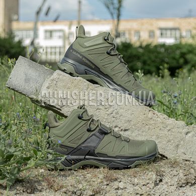 Черевики тактичні Salomon X Ultra Forces MID, Olive/Black, 9.5 R (US), Демісезон