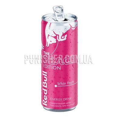 Энергетический напиток Red Bull The Peach Edition 250 мл со вкусом белого персика, Энергетический напиток