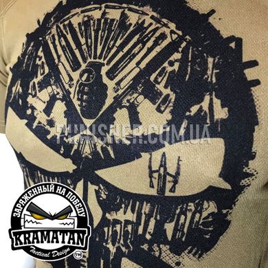 Kramatan Punisher T-shirt, Coyote Brown, Medium