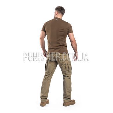 Pentagon Spartan Helmet T-Shirt, Coyote Brown, XX-Large