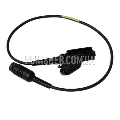 Cable for Nacre with Motorola MTS/XTS Base Connector, Black