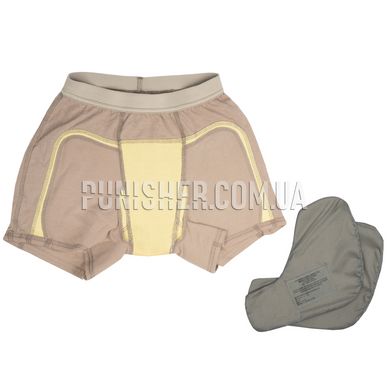 Комплект женских баллистических трусов Carter Enterprises Tier 1 Protective Under Garment PUG Female, Tan, Small