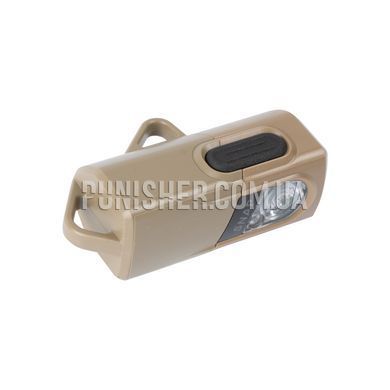Princeton Tec Snap RW 450 Lumen Flashlight, Tan, Headlamp, Flashlight, Battery, White, Red