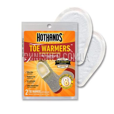 Набір одноразових грілок для ніг Hothands Toe Warmers 7 пар, Білий
