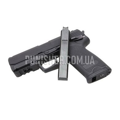 Пістолет Cyma HK USP Metal CM.125 AEP, Чорний, HK416, AEP, Немає