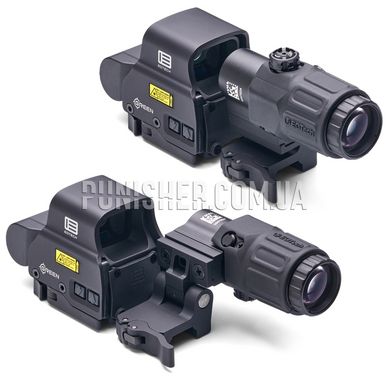 EOTech Holographic Hybrid Sight (HHS) Green, Black, Collimator, 3x, 1 MOA