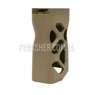 KPYK Medium Forward Hand Grip with Picatinny mount, Coyote Tan, Picatinny rail, Fire transfer grip