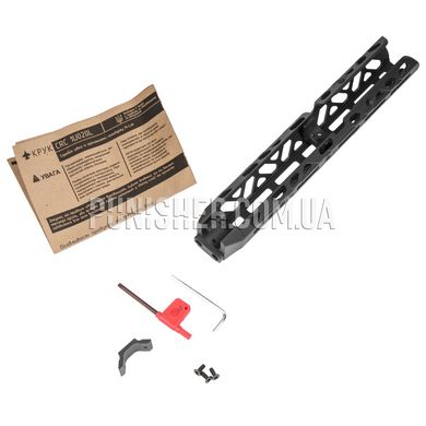 Среднее цевье КРУК CRC 1U020 Lite M-Lok без накладки для АК, Черный, M-Lok, Цевье, AKМ, AK-74, AKC-74, 285