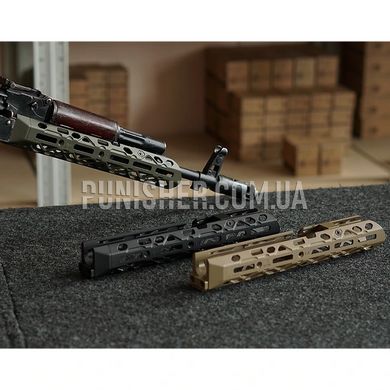 Среднее цевье КРУК CRC 1U020 Lite M-Lok без накладки для АК, Черный, M-Lok, Цевье, AKМ, AK-74, AKC-74, 285