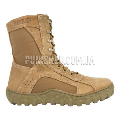 Rocky S2V Tactical Military Boots, Coyote Brown, 10 R (US), Summer, Demi-season