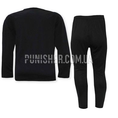 ECWCS Gen III Level 1 LEP SPEAR Thermal Underwear set (Used), Black, Medium Regular