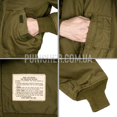 Огнестойкая куртка CVC Cold Weather, Olive, Small Regular