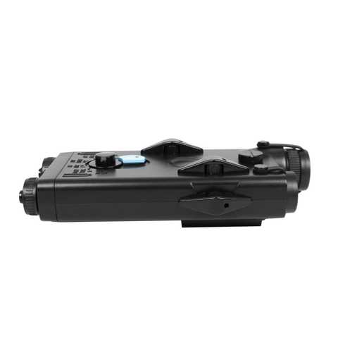 AN/Peq2 Battery Case Black with Red Laser - ELEMENT AIRSOFT