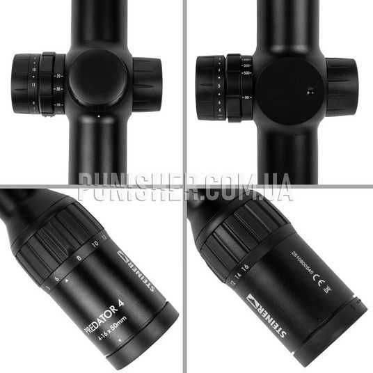 Оптичний приціл Steiner Predator 4 4-16x50 Чорний купити з