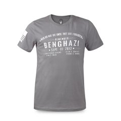 Nine Line Apparel Benghazi T-Shirt, Grey, Medium