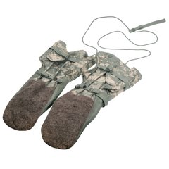 US Army Extreme Cold Weather Mitten Set Gloves, ACU, Medium