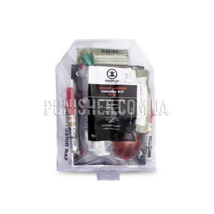 Phokus Under Armor Base Trauma Kit, Clear, Hemostatic Gauze, Decompression needles, Nasopharyngeal airway, Occlusive dressing, Eye shield