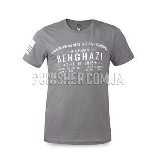Nine Line Apparel Benghazi T-Shirt, Grey, Small