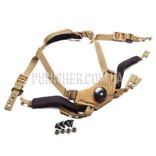 Team Wendy Cam Fit for Helmet FAST, MICH, ACH, Coyote Brown, Suspension system, M/L