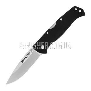 Складаний ніж Cold Steel Air Lite Drop Point AUS-10A, Чорний, Ніж, Складаний, Гладкий
