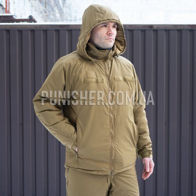 Tennier Ind ECWCS Gen III Level 7 Coyote Brown Winter Tactical Jacket, Coyote Brown, Small Regular