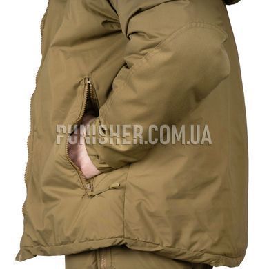 Tennier Ind ECWCS Gen III Level 7 Coyote Brown Winter Tactical Jacket, Coyote Brown, Small Regular
