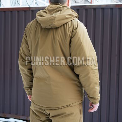 Tennier Ind ECWCS Gen III Level 7 Coyote Brown Winter Tactical Jacket, Coyote Brown, Small Regular