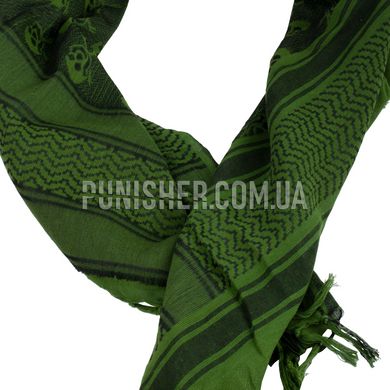 Emerson Skeleton Shemagh Scarf, Olive Drab, Universal