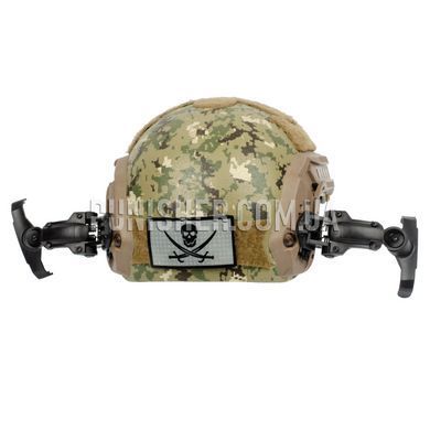 FMA Ops-Core AMP Headset Adapted for ARC Helmet Rails, Black, Headset, Ops-core, Helmet adapters