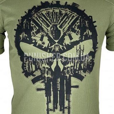 Kramatan Punisher T-shirt, Olive, Large
