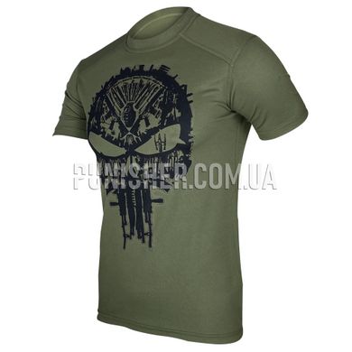 Kramatan Punisher T-shirt, Olive, Large