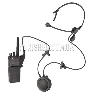 Thales Lightweight MBITR Headset for Motorola DP, Black