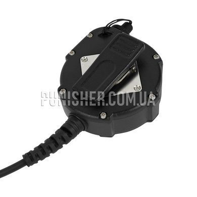 Кнопка PTT FoxRadio FX729R під Motorola R7/R7a для гарнітур Sordin, 3M Peltor, Earmor, Чорний, Motorola R7/R7a
