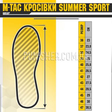 M-Tac Summer Sport Black Sneakers, Black, 45 (UA), Summer