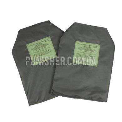 Body Armor Soft Ballistic Panel Inserts 2 pcs, Olive, Soft bags, 1