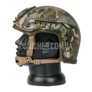 British Army Kevlar MK 7 Helmet visualized for Ops-Core, Multicam, Small