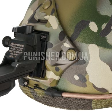 Шолом British Army Kevlar MK 7 візуалізований під Ops-Core, Multicam, Small