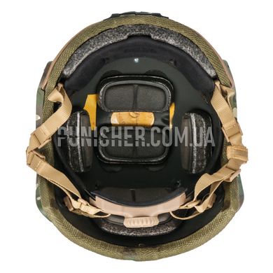 British Army Kevlar MK 7 Helmet visualized for Ops-Core, Multicam, Small