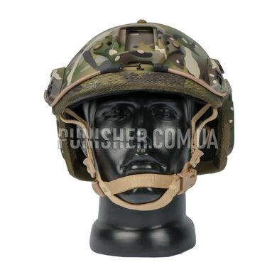 Шолом British Army Kevlar MK 7 візуалізований під Ops-Core, Multicam, Small