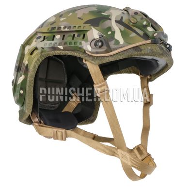 British Army Kevlar MK 7 Helmet visualized for Ops-Core, Multicam, Small